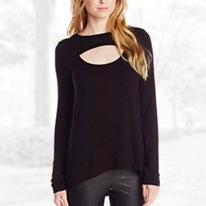 BCBGMAXAZRIA Gennelle Harness Yoke Top